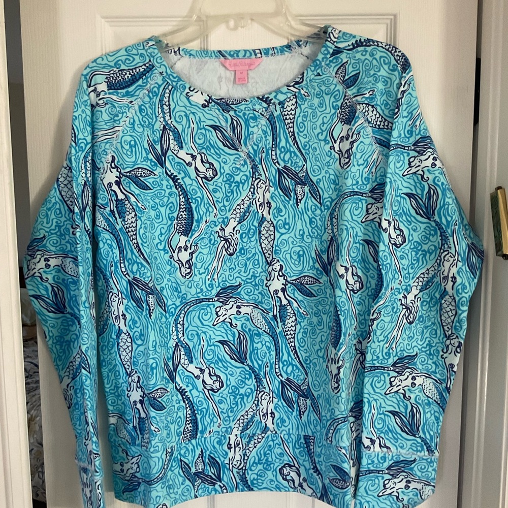 Lilly Pulitzer Mermaid Sweatshirt Size M